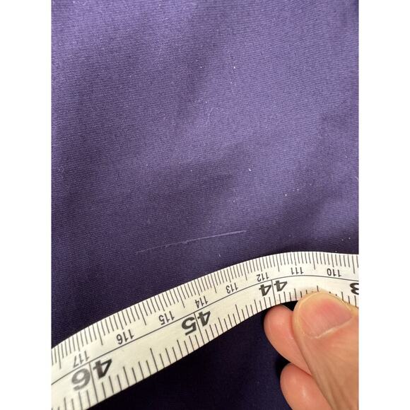 Calvin Klein Purple Satin Placket Shirt Size S Whimsigoth Contrast Trim Temp Reg - Picture 5 of 9